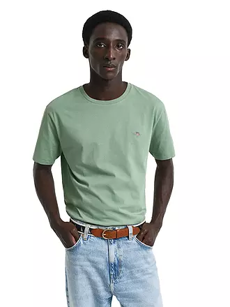 GANT | T-shirt coupe regular | hellgrün